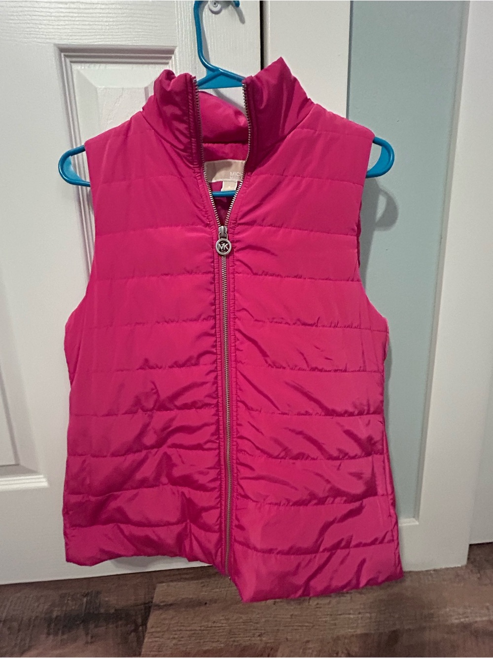 Michael Kors Hot Pink Quilted Puffer Vest